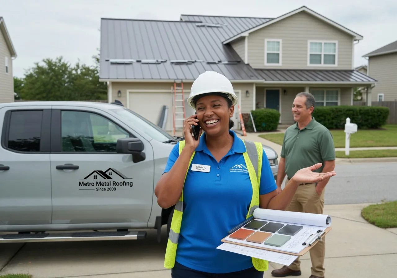 Storm Damage Metal Roof Repair in Dallas, WV